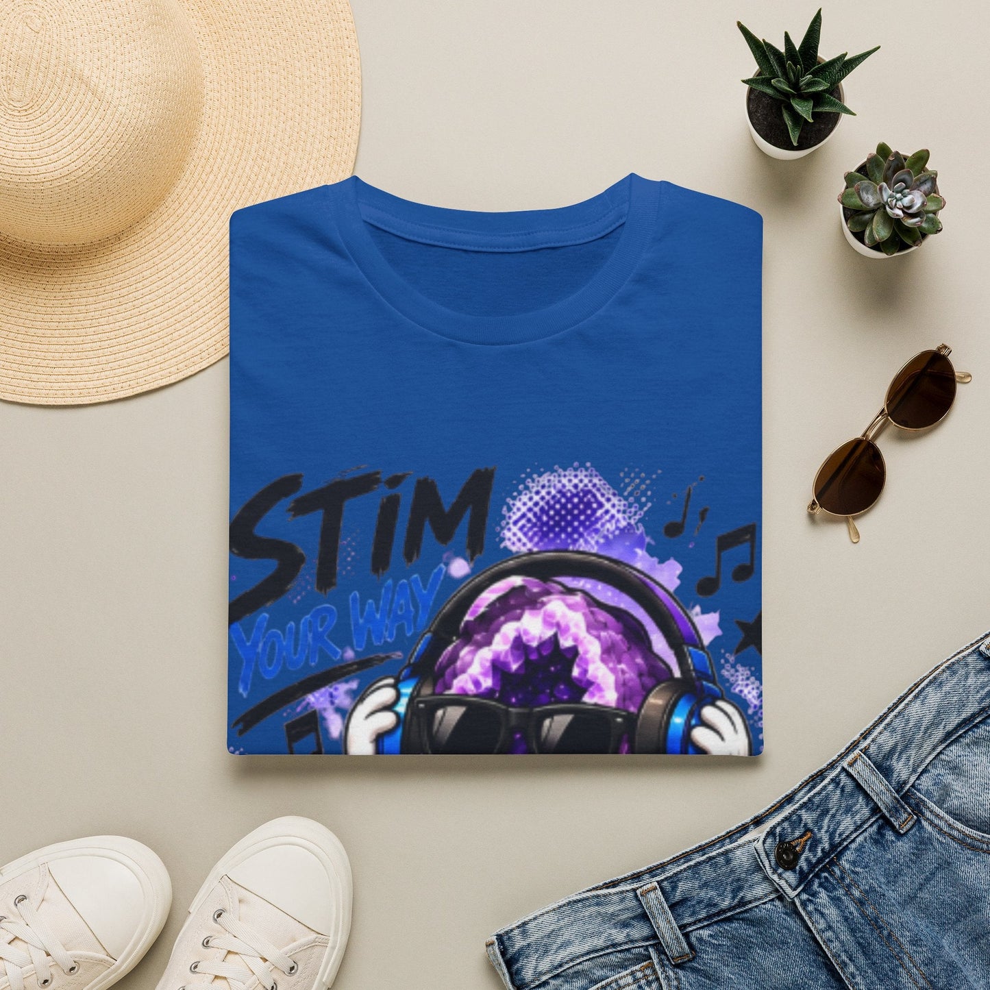 Geo Rocks the 'Tism Teen Stimming Geode "Stim Your Way" Tee - Geo Rocks The 'Tism