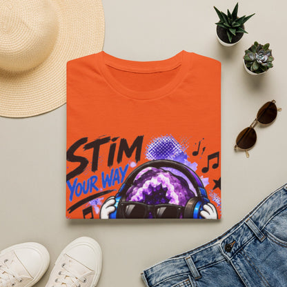 Geo Rocks the 'Tism Teen Stimming Geode "Stim Your Way" Tee - Geo Rocks The 'Tism