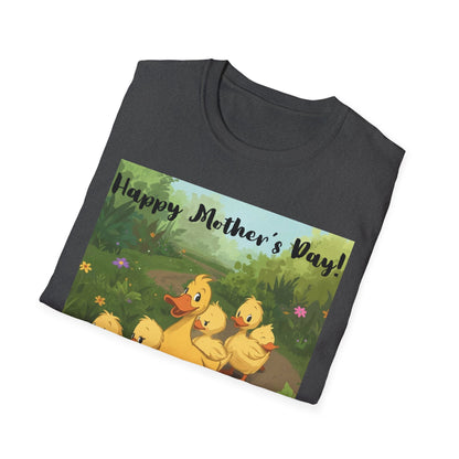 "Happy Mother's Day" Duck Family T-Shirt - Cute Duckling Graphic Tee for Mom | Sizes S–3XL - Geo Rocks The 'Tism