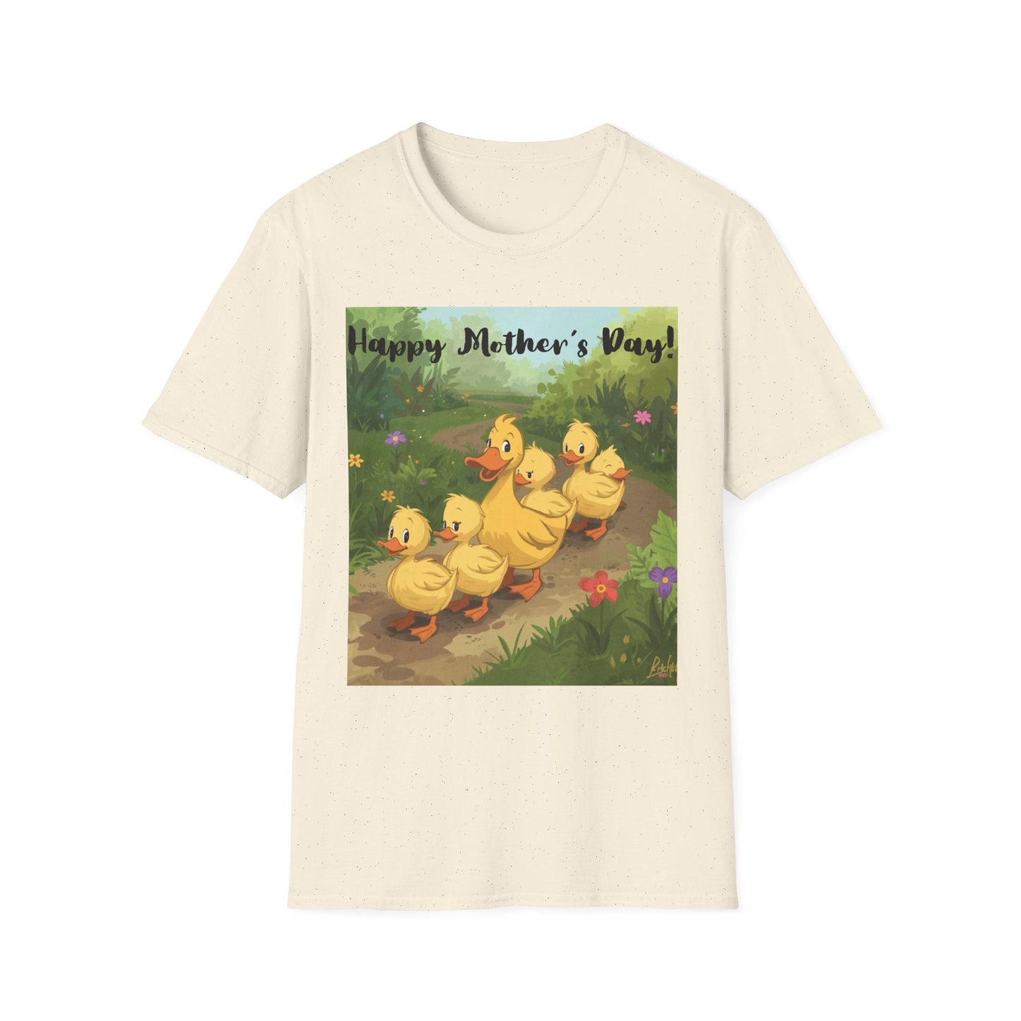 "Happy Mother's Day" Duck Family T-Shirt - Cute Duckling Graphic Tee for Mom | Sizes S–3XL - Geo Rocks The 'Tism