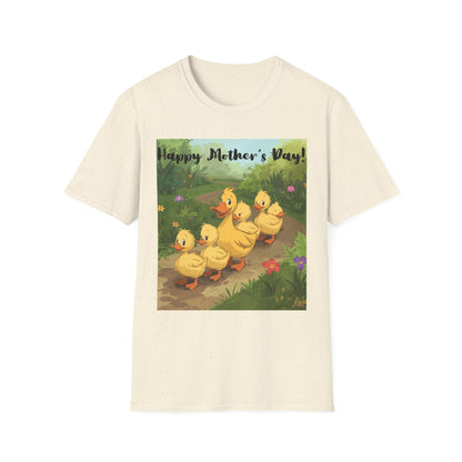 "Happy Mother's Day" Duck Family T-Shirt - Cute Duckling Graphic Tee for Mom | Sizes S–3XL - Geo Rocks The 'Tism