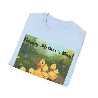"Happy Mother's Day" Duck Family T-Shirt - Cute Duckling Graphic Tee for Mom | Sizes S–3XL - Geo Rocks The 'Tism