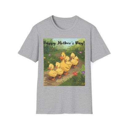 "Happy Mother's Day" Duck Family T-Shirt - Cute Duckling Graphic Tee for Mom | Sizes S–3XL - Geo Rocks The 'Tism