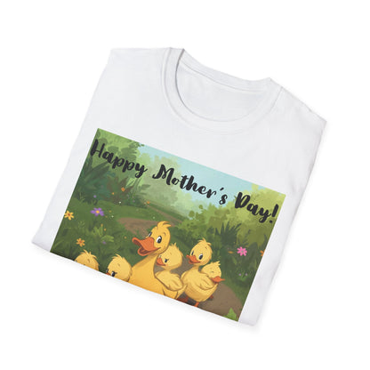"Happy Mother's Day" Duck Family T-Shirt - Cute Duckling Graphic Tee for Mom | Sizes S–3XL - Geo Rocks The 'Tism