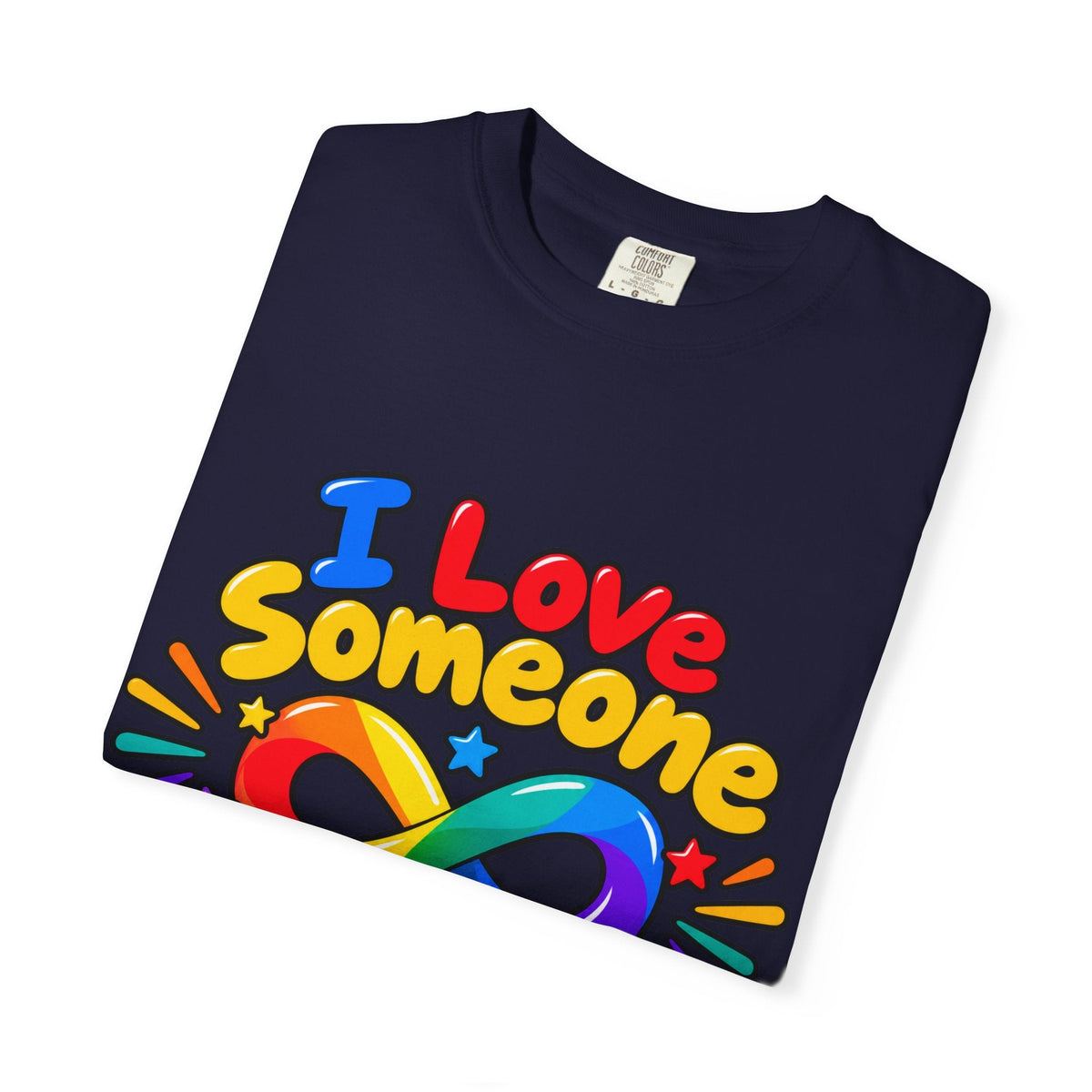 I Love Someone Who Rocks the Spectrum T-Shirt - Geo Rocks The 'Tism