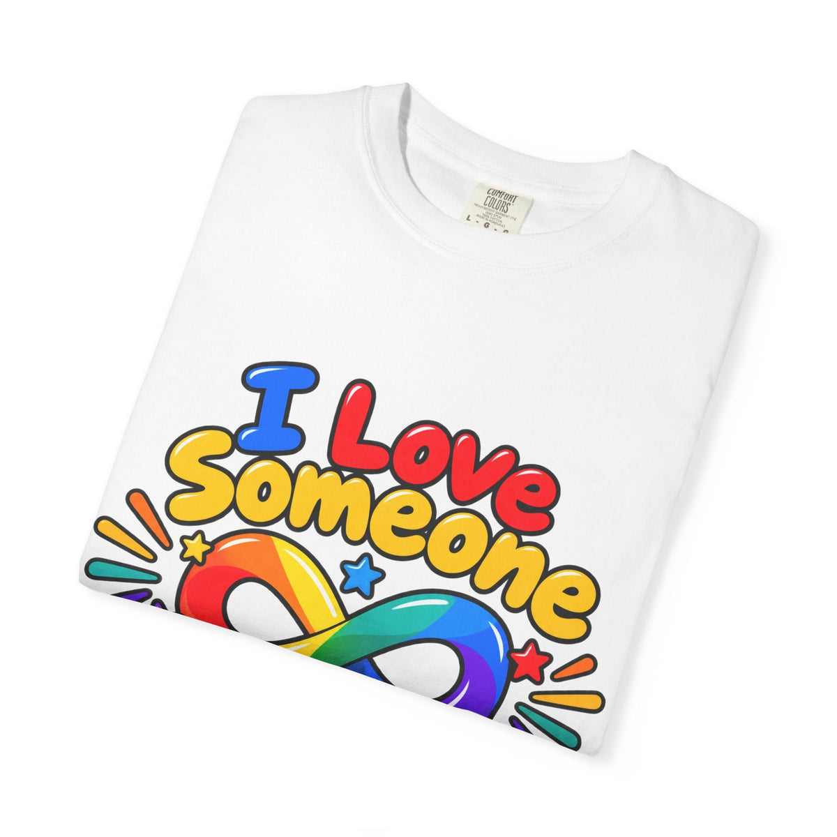 I Love Someone Who Rocks the Spectrum T-Shirt - Geo Rocks The 'Tism