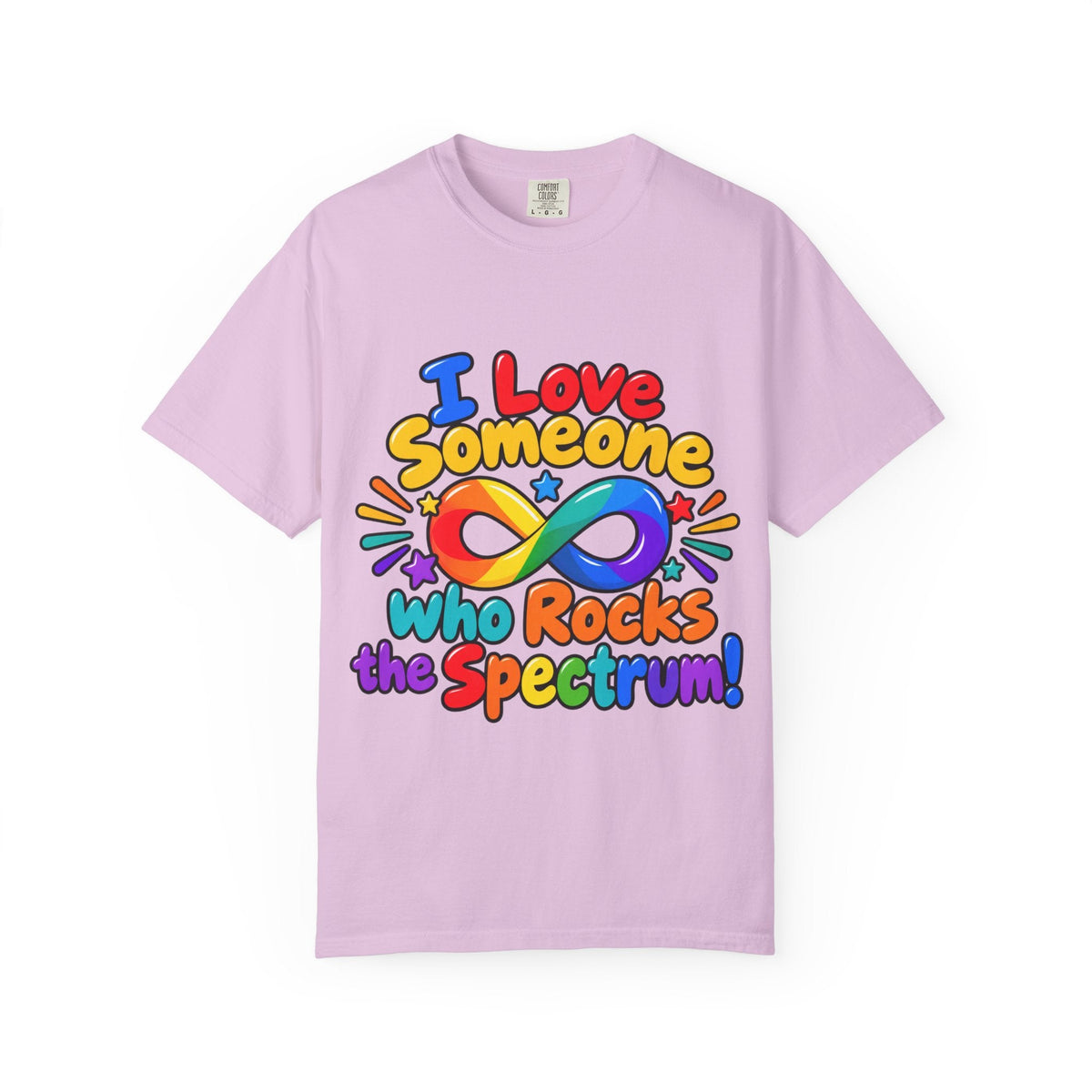 I Love Someone Who Rocks the Spectrum T-Shirt - Geo Rocks The 'Tism