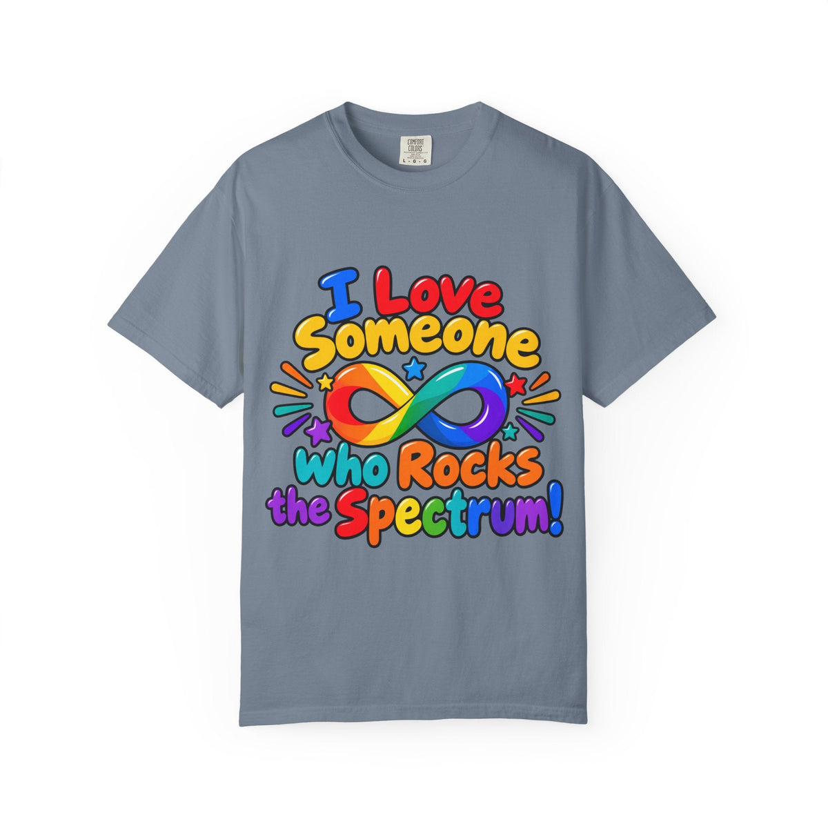 I Love Someone Who Rocks the Spectrum T-Shirt - Geo Rocks The 'Tism