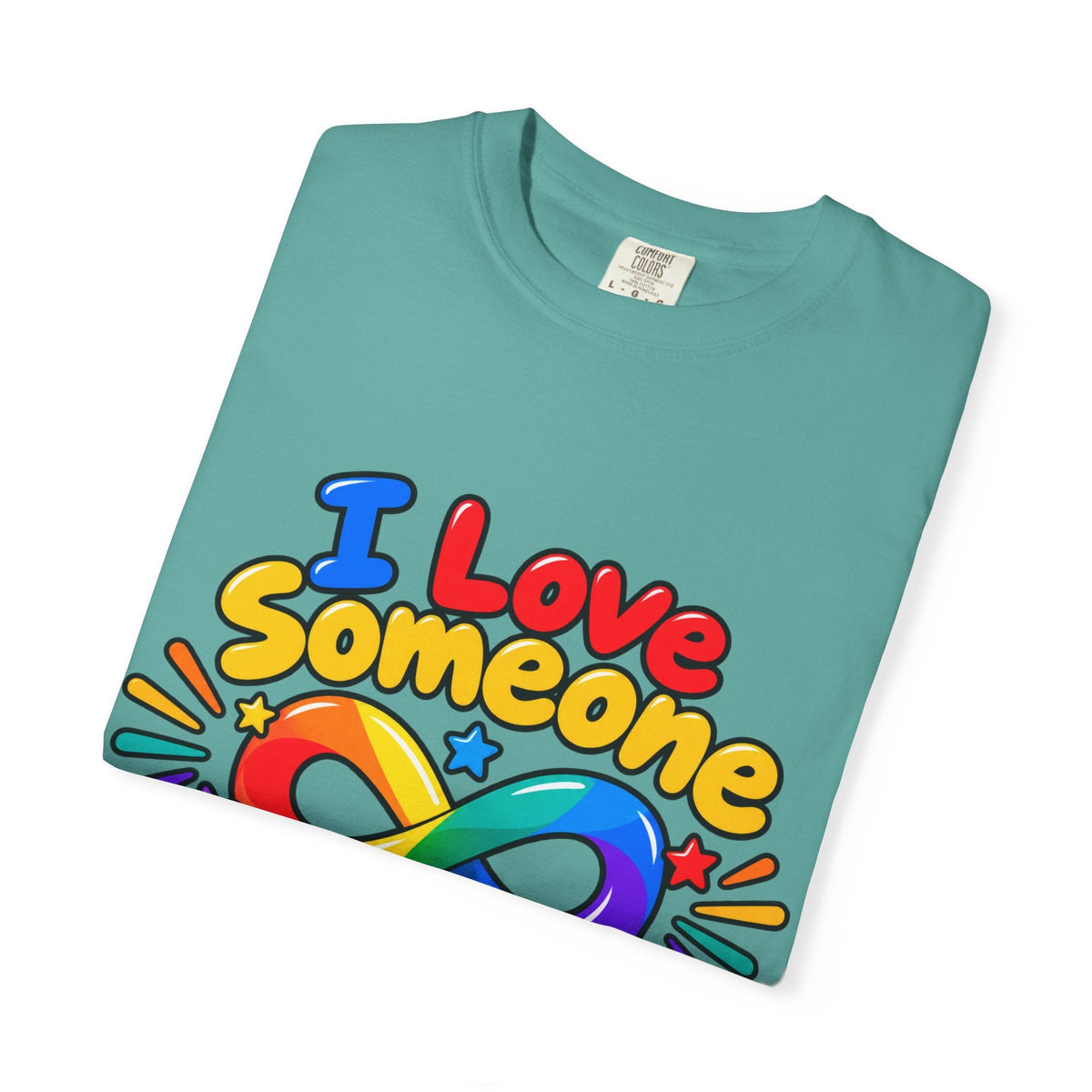 I Love Someone Who Rocks the Spectrum T-Shirt - Geo Rocks The 'Tism