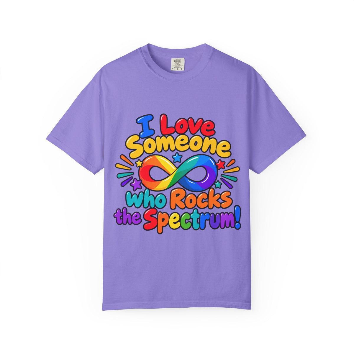 I Love Someone Who Rocks the Spectrum T-Shirt - Geo Rocks The 'Tism