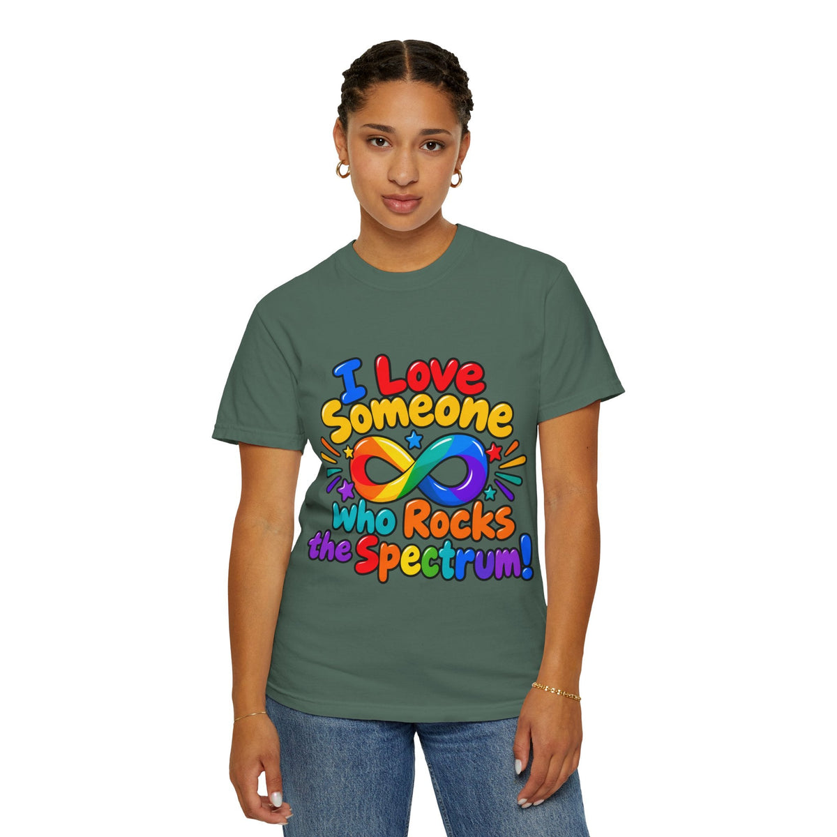 I Love Someone Who Rocks the Spectrum T-Shirt - Geo Rocks The 'Tism