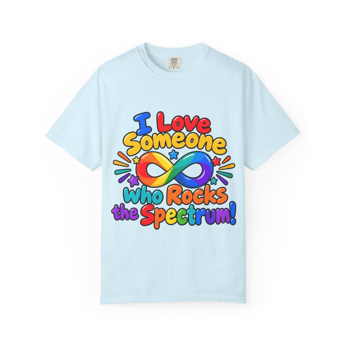 I Love Someone Who Rocks the Spectrum T-Shirt - Geo Rocks The 'Tism