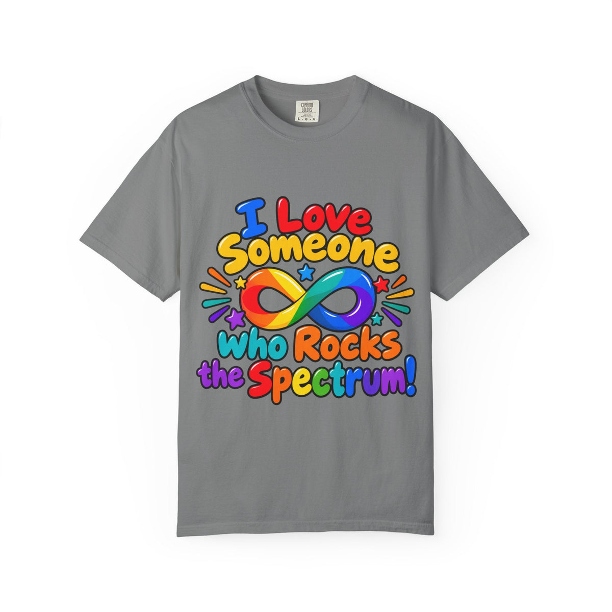 I Love Someone Who Rocks the Spectrum T-Shirt - Geo Rocks The 'Tism
