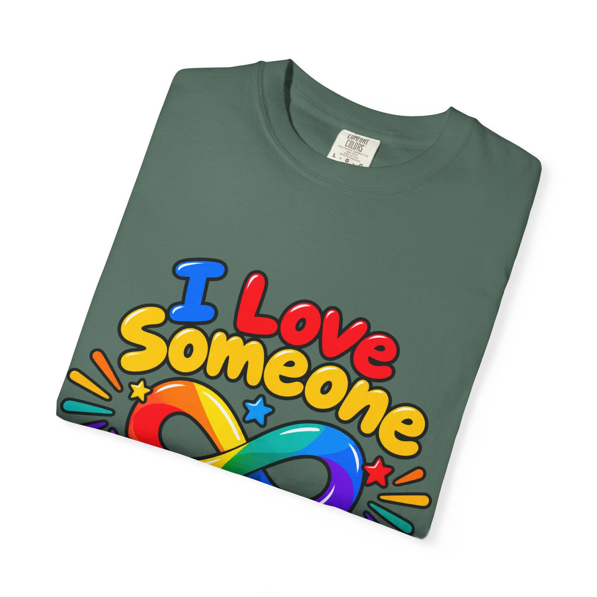 I Love Someone Who Rocks the Spectrum T-Shirt - Geo Rocks The 'Tism