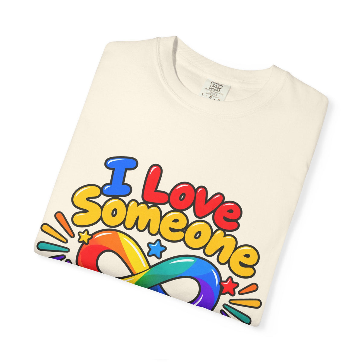I Love Someone Who Rocks the Spectrum T-Shirt - Geo Rocks The 'Tism