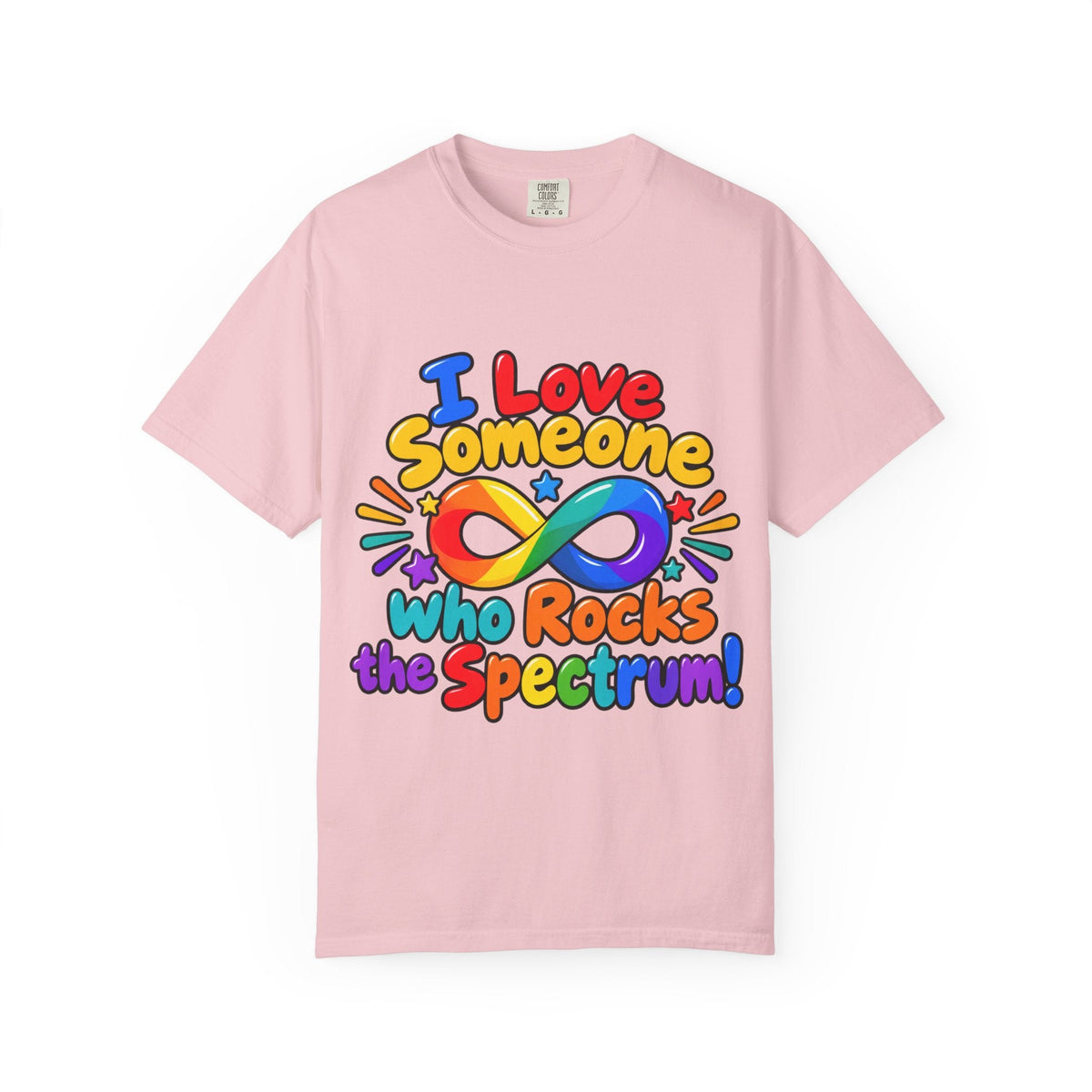 I Love Someone Who Rocks the Spectrum T-Shirt - Geo Rocks The 'Tism