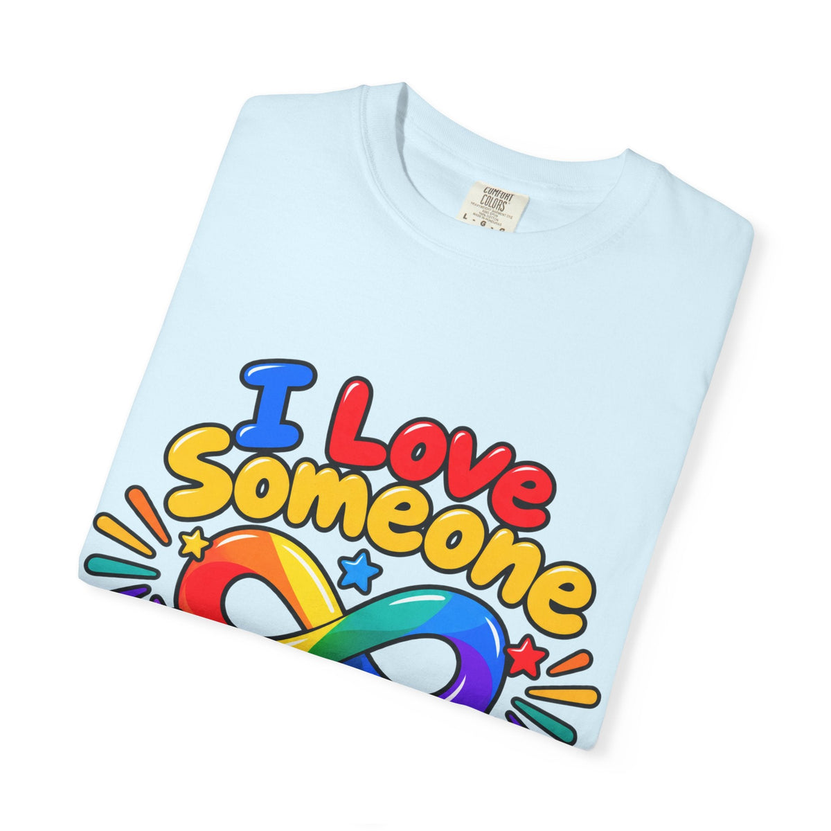 I Love Someone Who Rocks the Spectrum T-Shirt - Geo Rocks The 'Tism