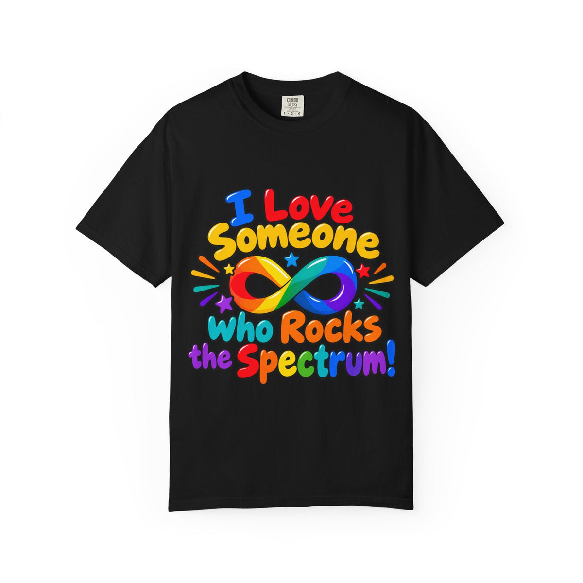 I Love Someone Who Rocks the Spectrum T-Shirt - Geo Rocks The 'Tism