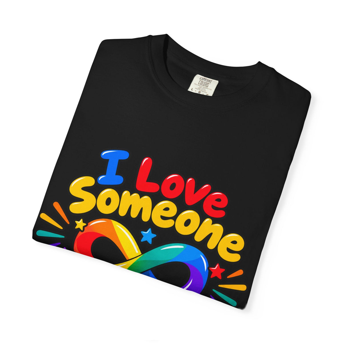 I Love Someone Who Rocks the Spectrum T-Shirt - Geo Rocks The 'Tism