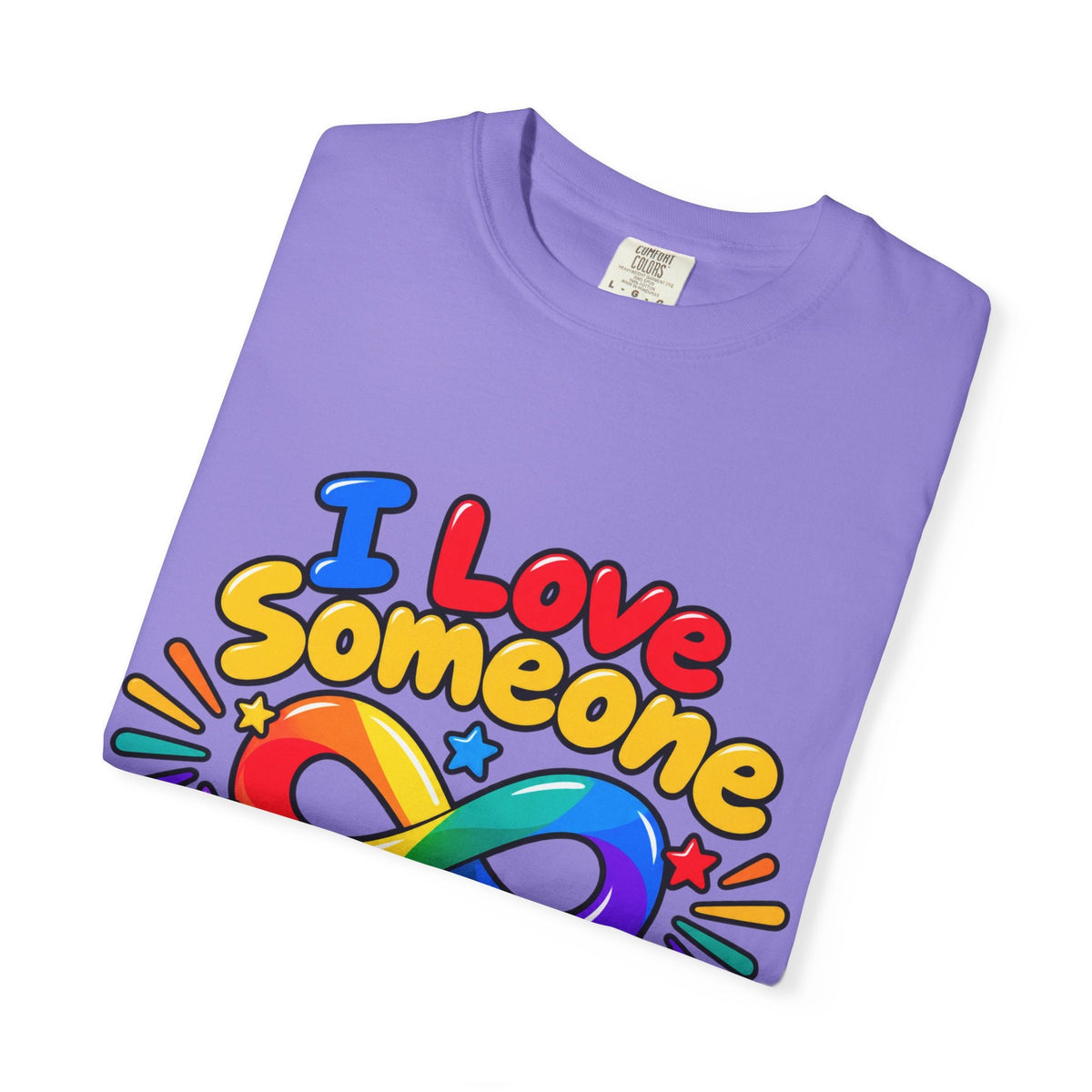 I Love Someone Who Rocks the Spectrum T-Shirt - Geo Rocks The 'Tism