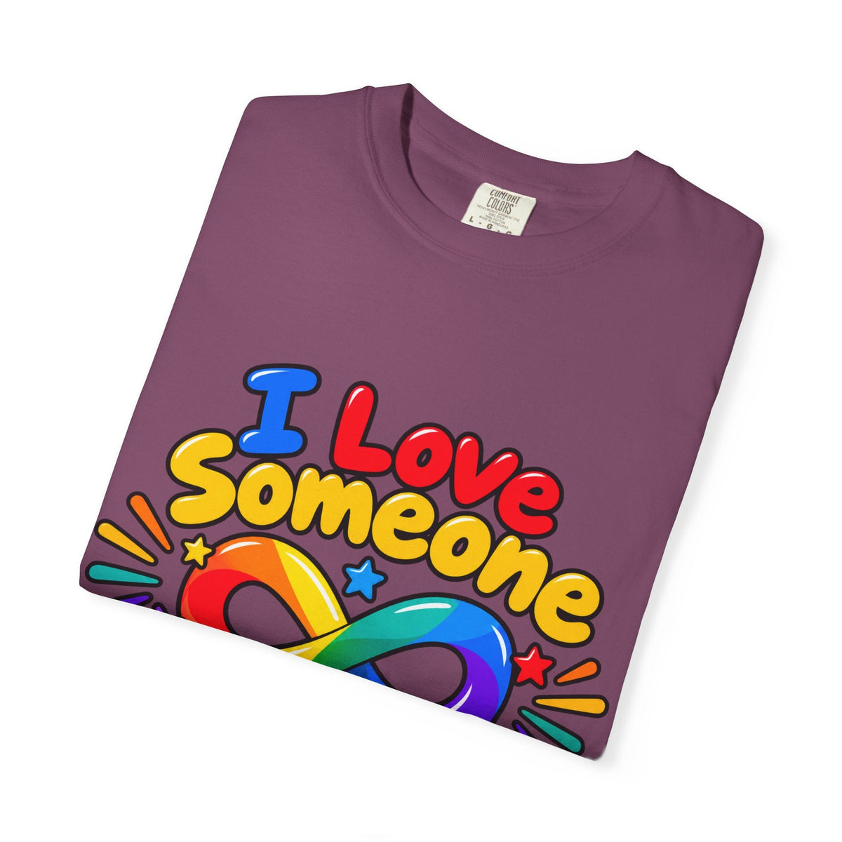 I Love Someone Who Rocks the Spectrum T-Shirt - Geo Rocks The 'Tism
