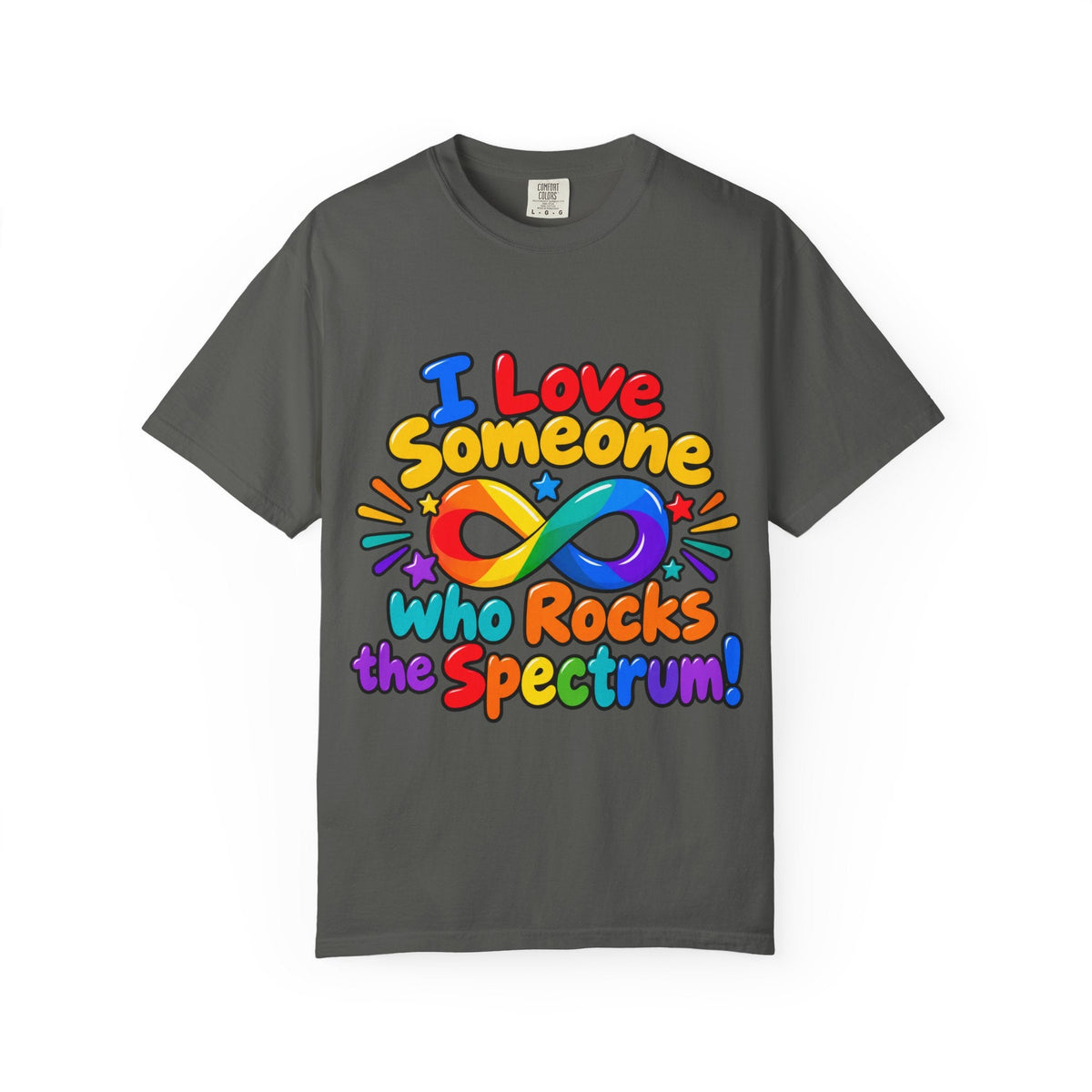 I Love Someone Who Rocks the Spectrum T-Shirt - Geo Rocks The 'Tism