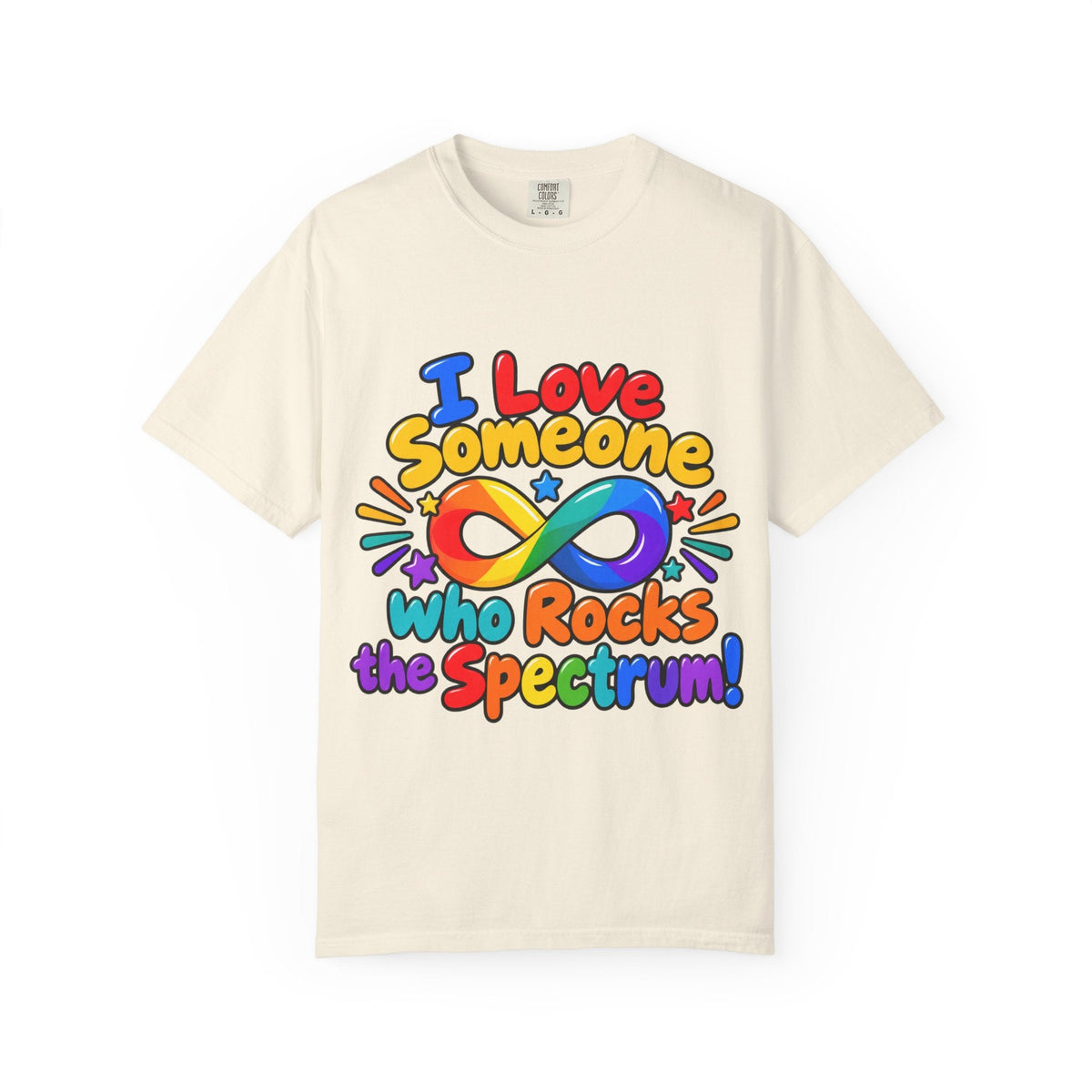 I Love Someone Who Rocks the Spectrum T-Shirt - Geo Rocks The 'Tism