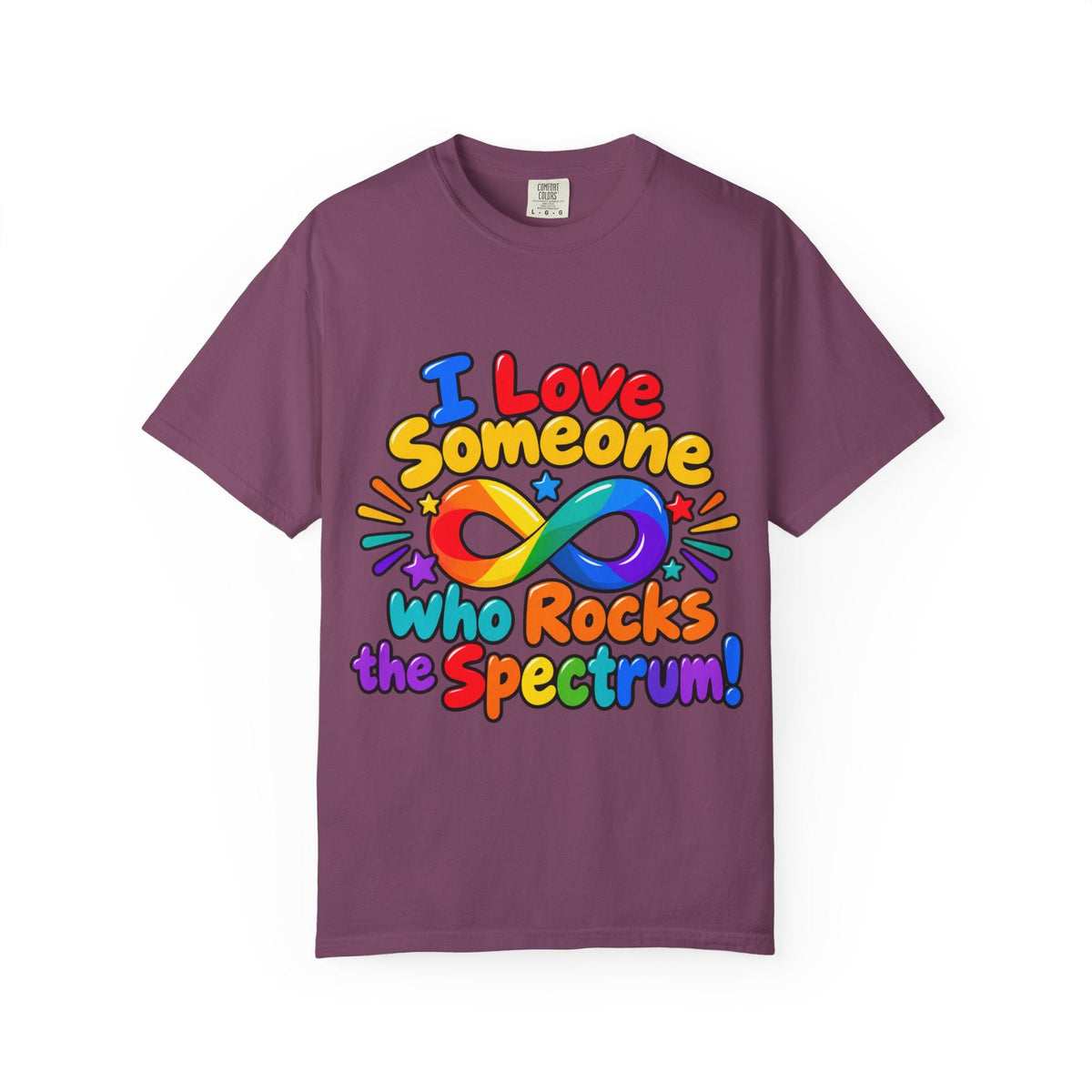 I Love Someone Who Rocks the Spectrum T-Shirt - Geo Rocks The 'Tism