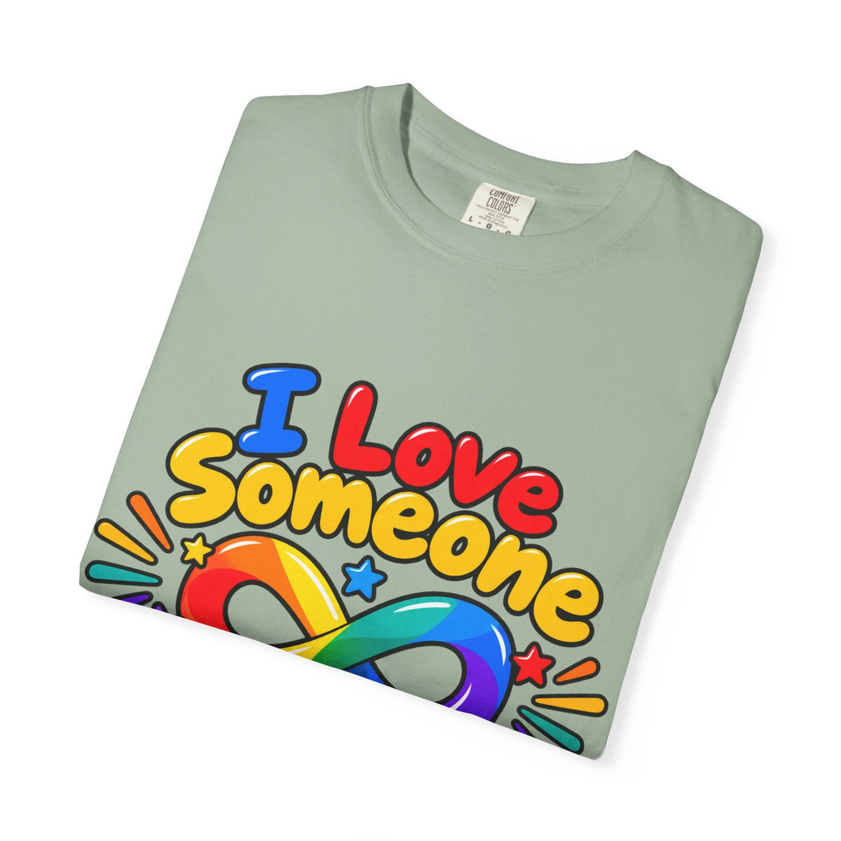 I Love Someone Who Rocks the Spectrum T-Shirt - Geo Rocks The 'Tism