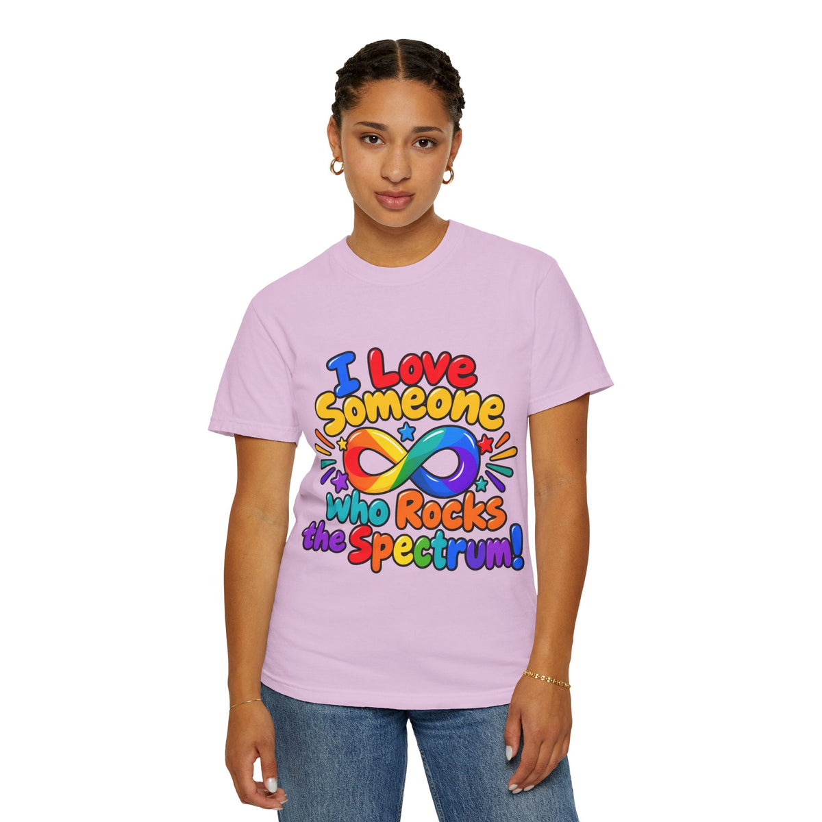 I Love Someone Who Rocks the Spectrum T-Shirt - Geo Rocks The 'Tism