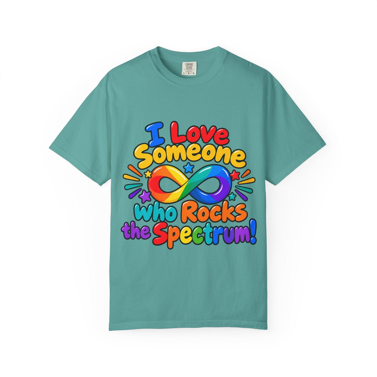 I Love Someone Who Rocks the Spectrum T-Shirt - Geo Rocks The 'Tism