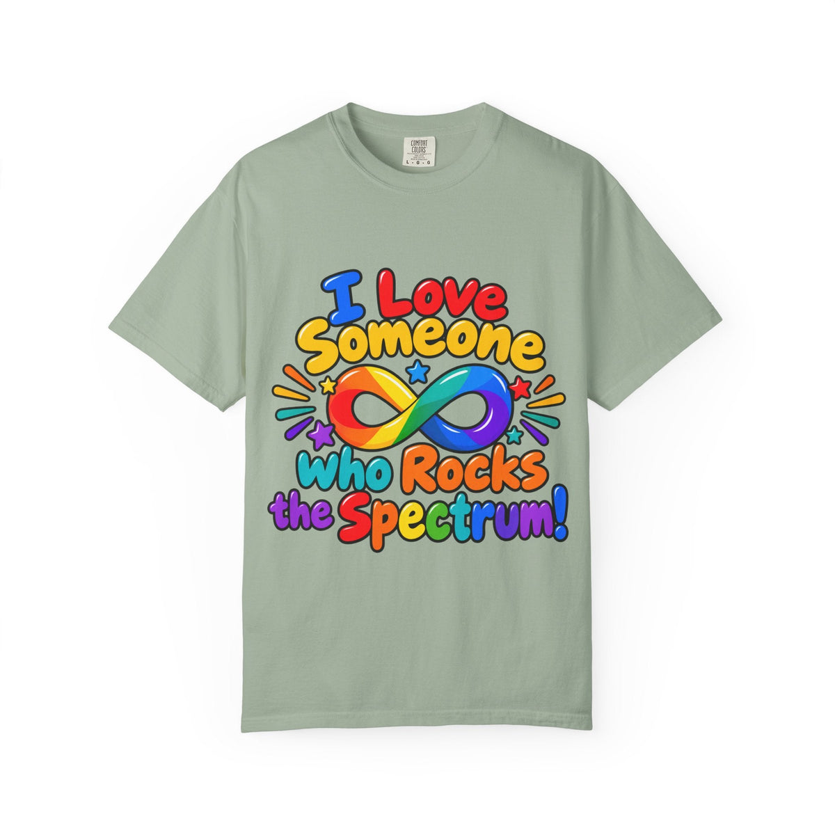 I Love Someone Who Rocks the Spectrum T-Shirt - Geo Rocks The 'Tism
