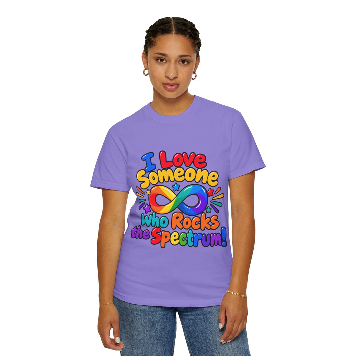 I Love Someone Who Rocks the Spectrum T-Shirt - Geo Rocks The 'Tism