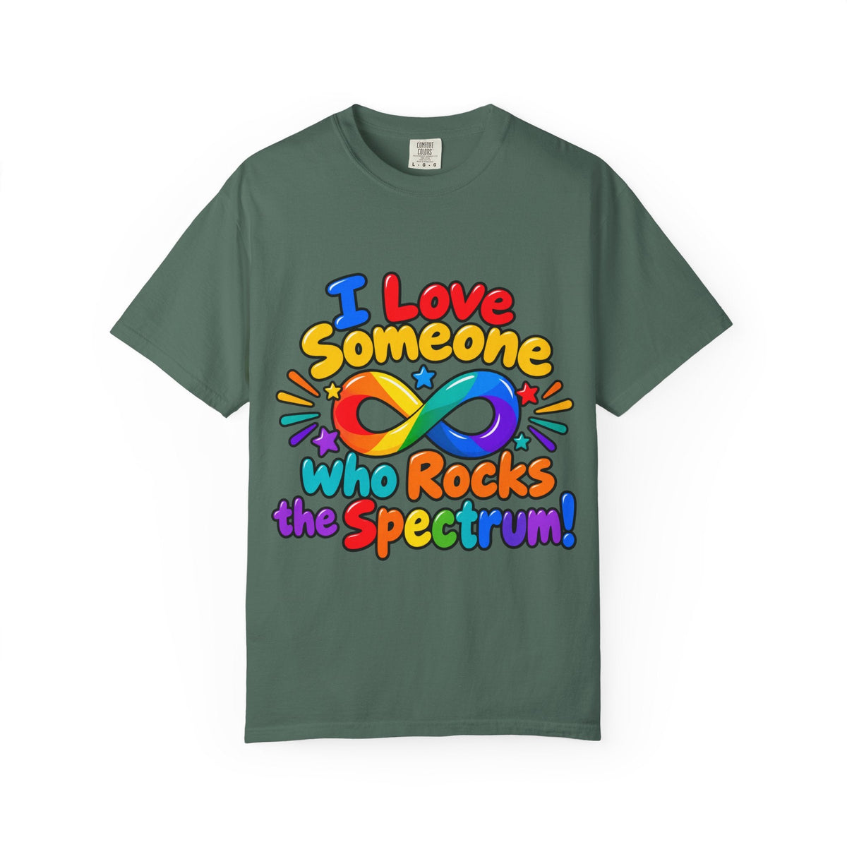 I Love Someone Who Rocks the Spectrum T-Shirt - Geo Rocks The 'Tism