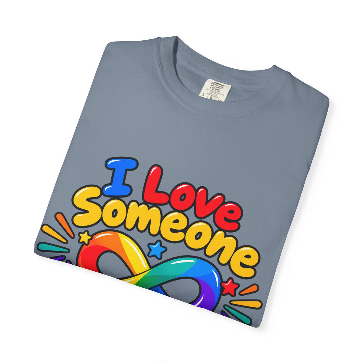 I Love Someone Who Rocks the Spectrum T-Shirt - Geo Rocks The 'Tism