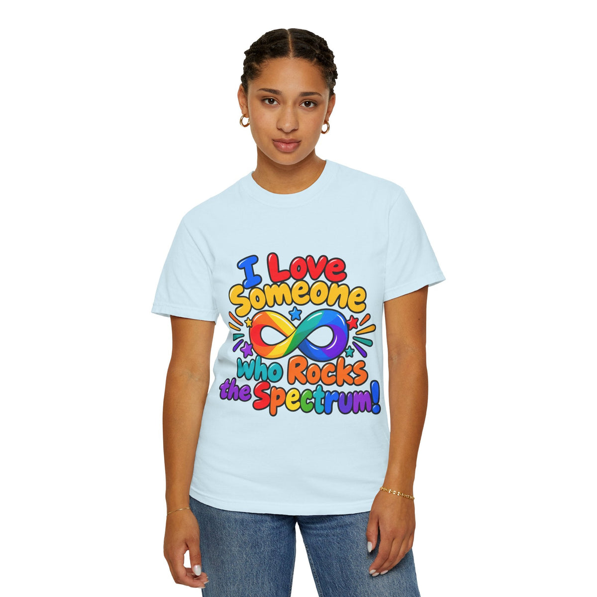 I Love Someone Who Rocks the Spectrum T-Shirt - Geo Rocks The 'Tism