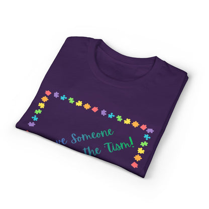 "I Love Someone Who Rocks the 'Tism" Tee – Autism Awareness Gift for Parents & Caregivers | S–5XL - Geo Rocks The 'Tism