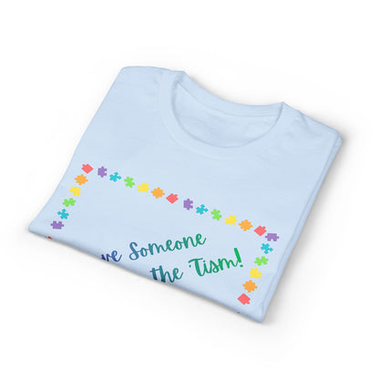 "I Love Someone Who Rocks the 'Tism" Tee – Autism Awareness Gift for Parents & Caregivers | S–5XL - Geo Rocks The 'Tism