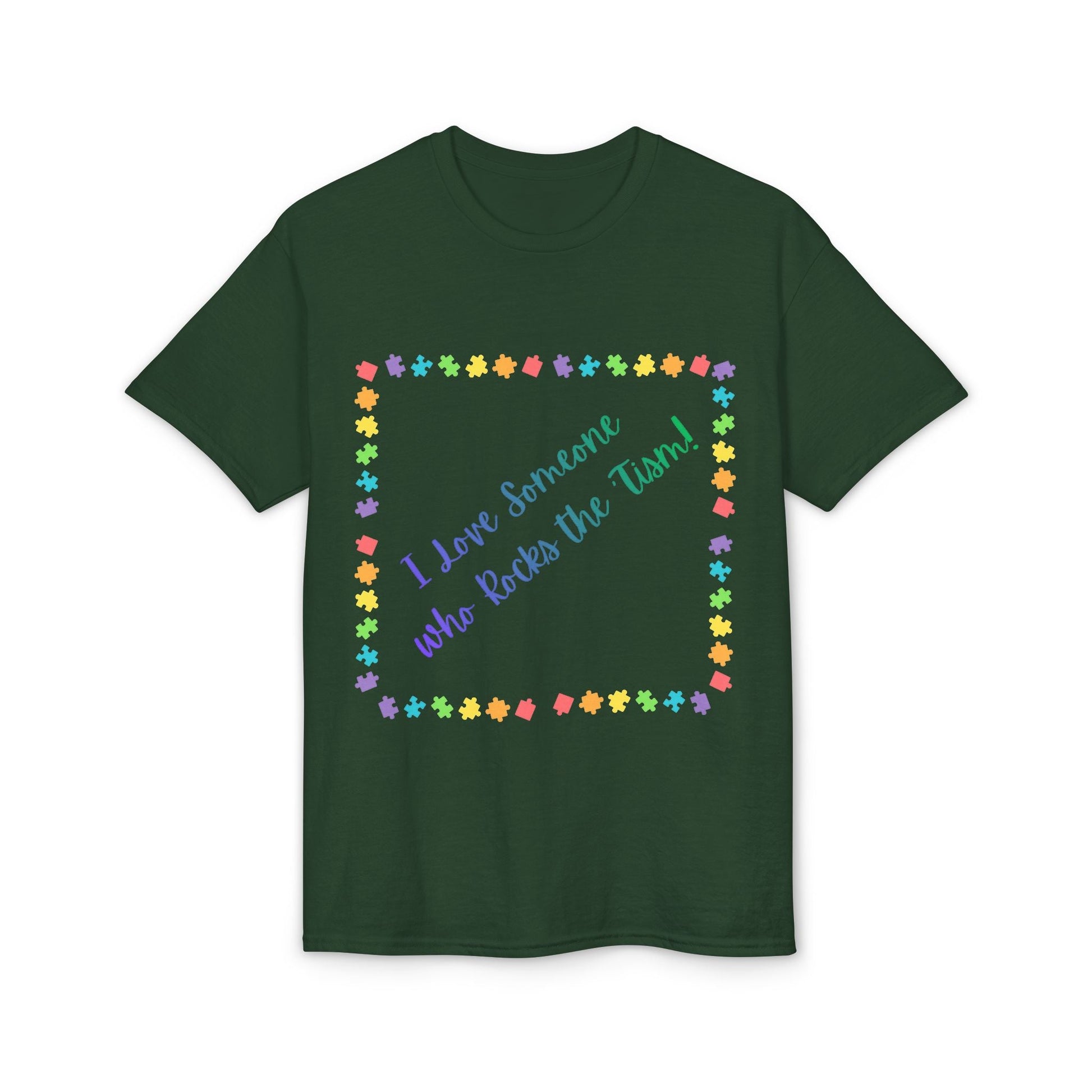 "I Love Someone Who Rocks the 'Tism" Tee – Autism Awareness Gift for Parents & Caregivers | S–5XL - Geo Rocks The 'Tism