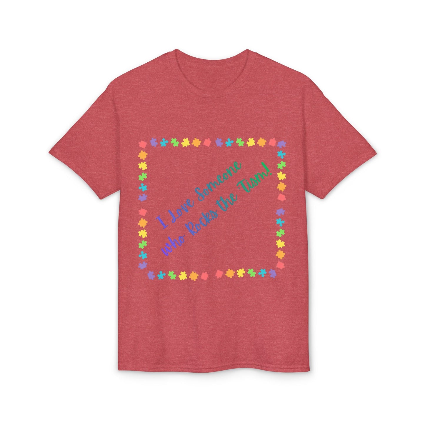 "I Love Someone Who Rocks the 'Tism" Tee – Autism Awareness Gift for Parents & Caregivers | S–5XL - Geo Rocks The 'Tism
