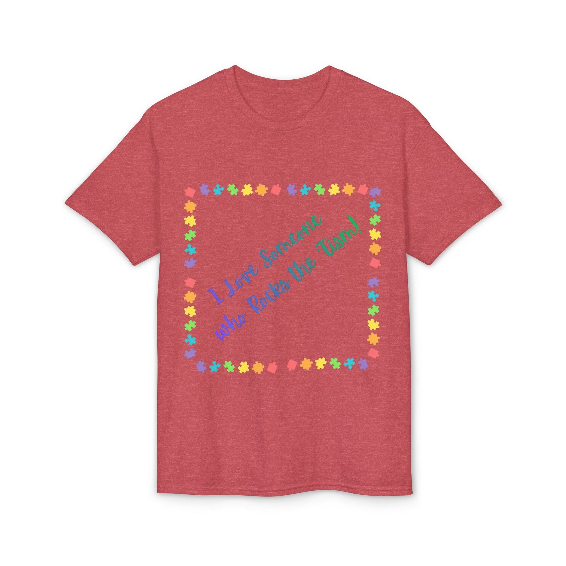"I Love Someone Who Rocks the 'Tism" Tee – Autism Awareness Gift for Parents & Caregivers | S–5XL - Geo Rocks The 'Tism