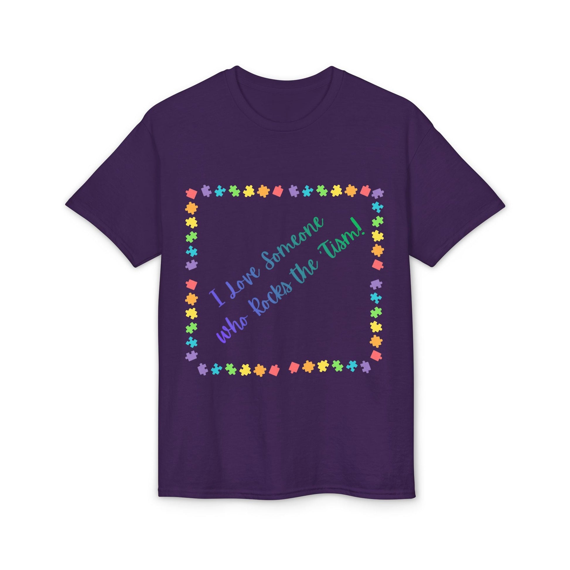 "I Love Someone Who Rocks the 'Tism" Tee – Autism Awareness Gift for Parents & Caregivers | S–5XL - Geo Rocks The 'Tism