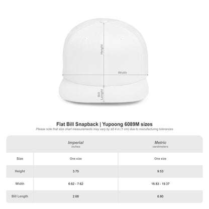 "Just Keep Stimming" Embroidered Snapback Hat - Flat Bill Cap | 22 Colors | One Size - Geo Rocks The 'Tism