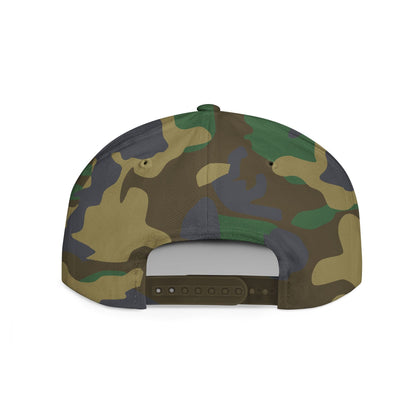 "Just Keep Stimming" Embroidered Snapback Hat - Flat Bill Cap | 22 Colors | One Size - Geo Rocks The 'Tism