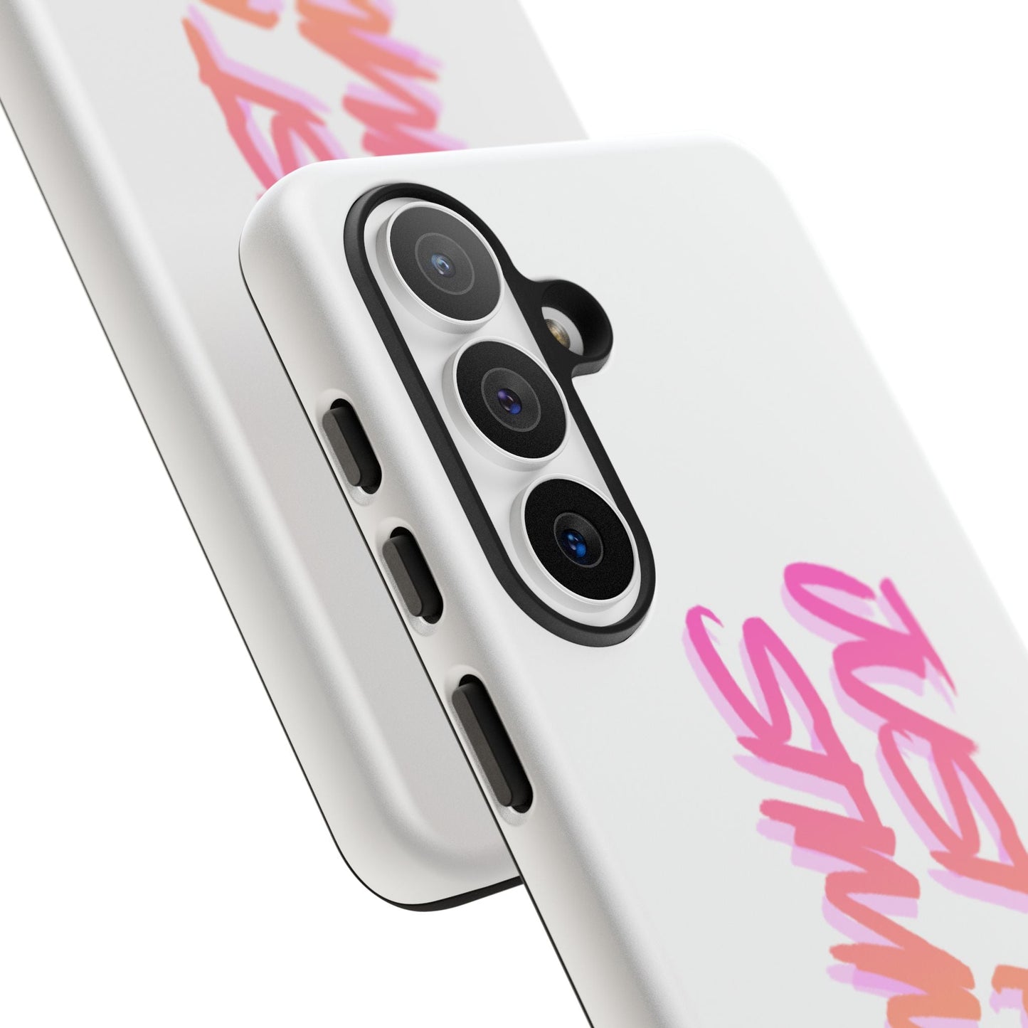 "Just Keep Stimming" Gradient Script Phone Case - Dual - Layer Protective Cover | iPhone & Samsung - Geo Rocks The 'Tism