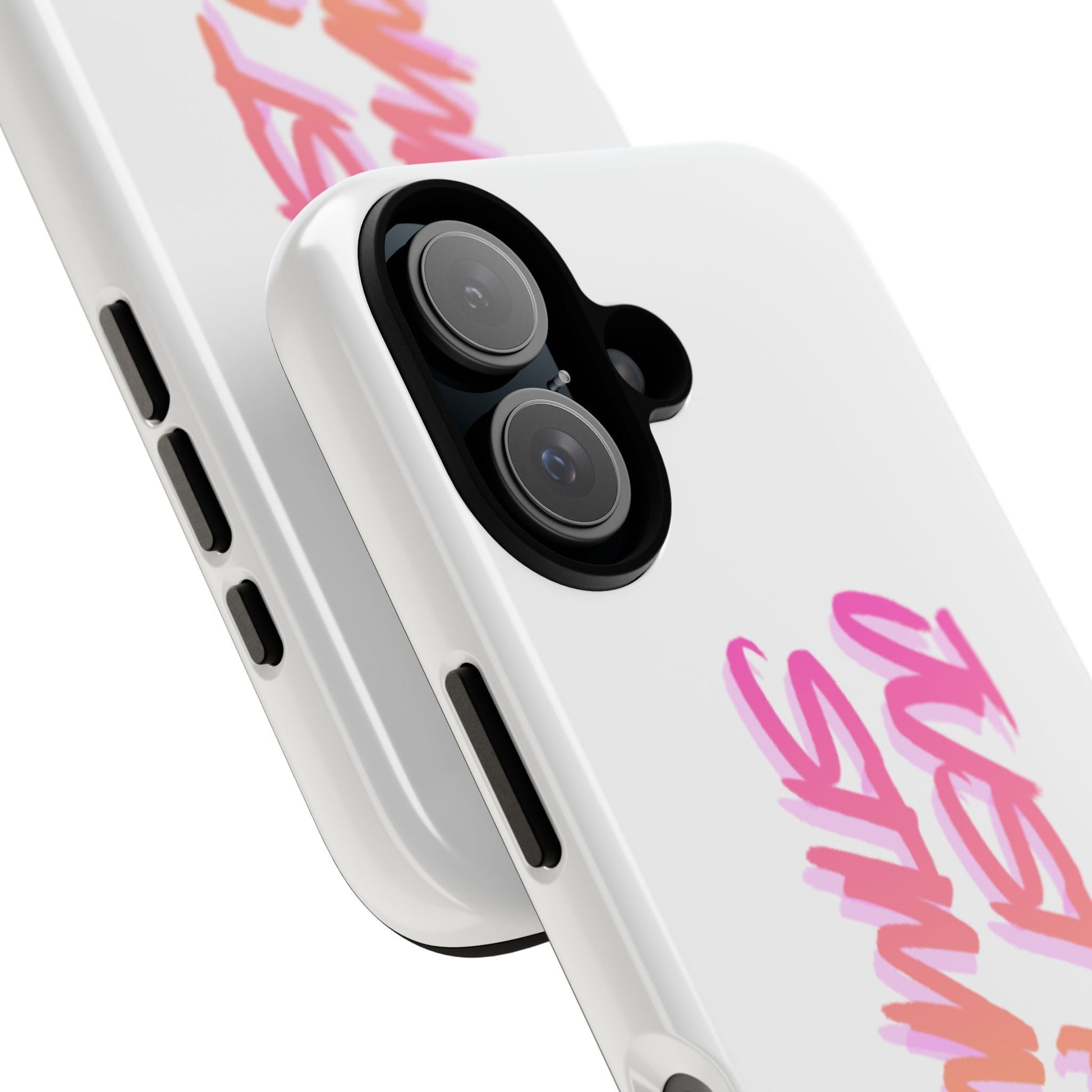 "Just Keep Stimming" Gradient Script Phone Case - Dual - Layer Protective Cover | iPhone & Samsung - Geo Rocks The 'Tism