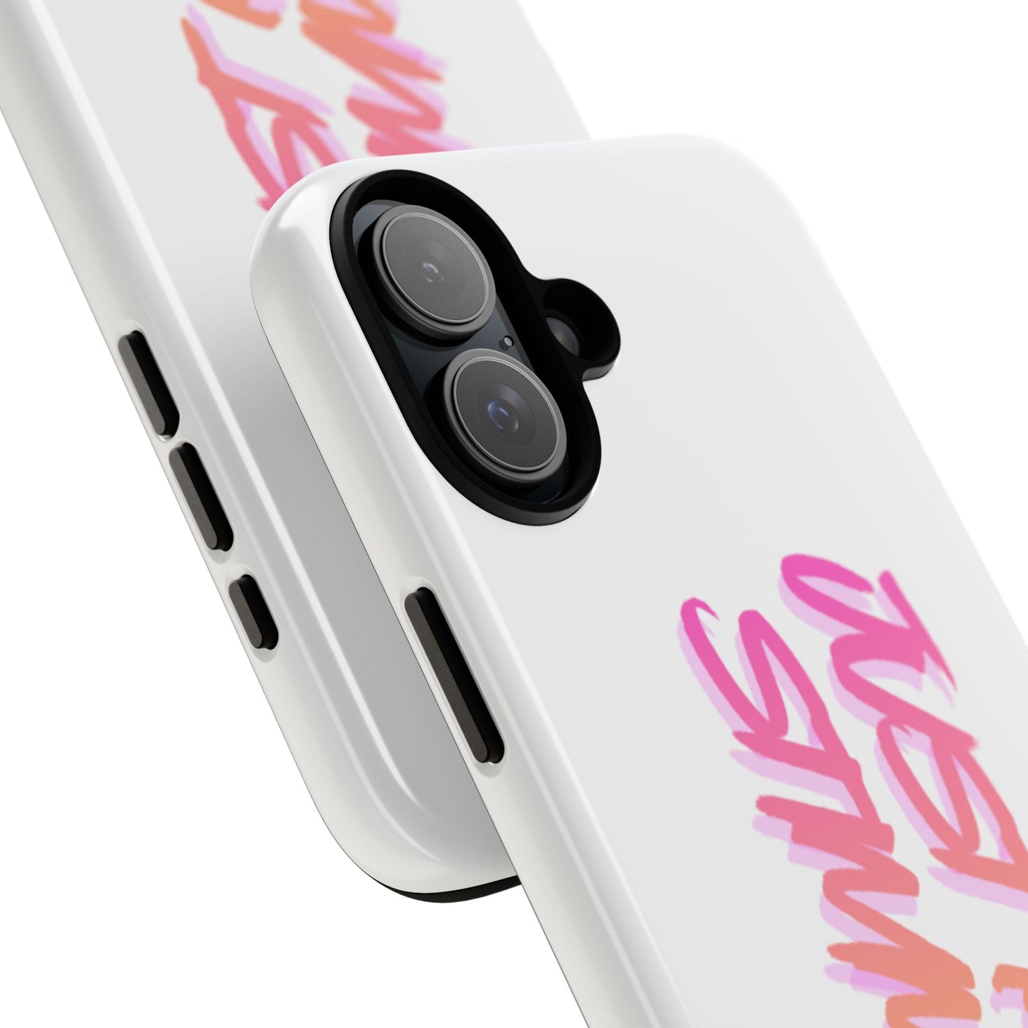 "Just Keep Stimming" Gradient Script Phone Case - Dual - Layer Protective Cover | iPhone & Samsung - Geo Rocks The 'Tism