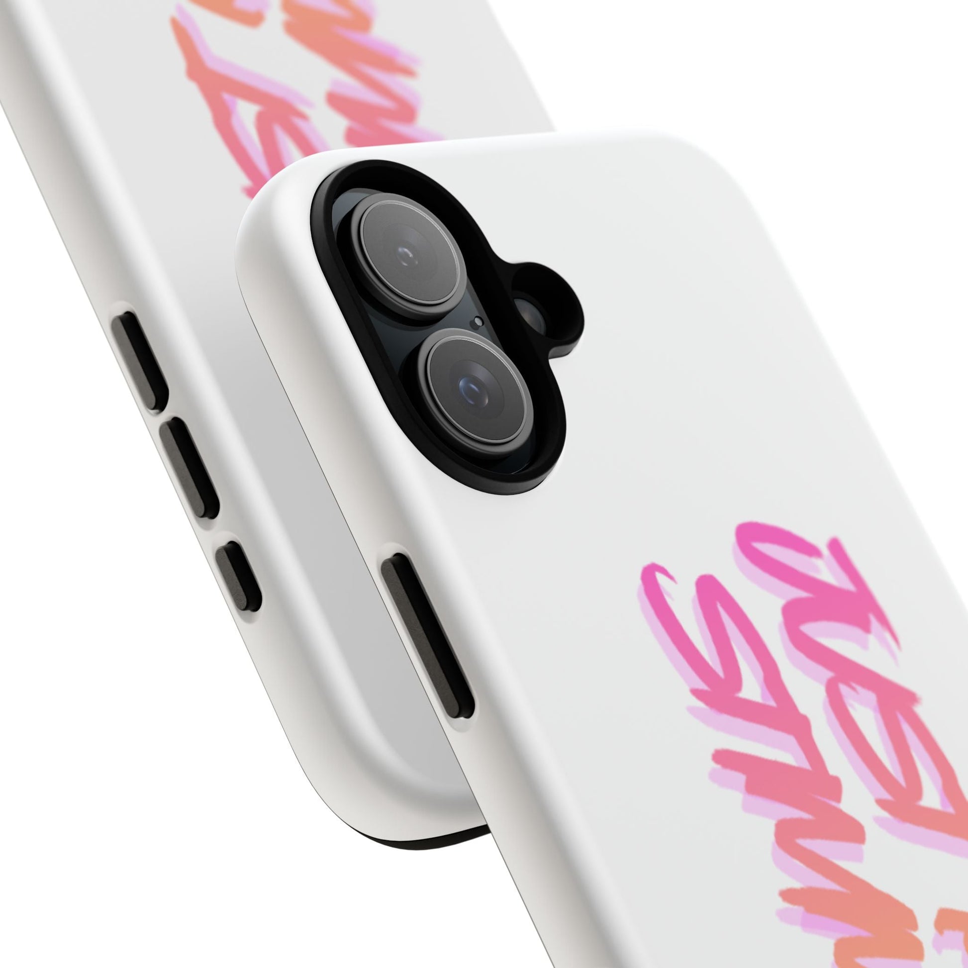 "Just Keep Stimming" Gradient Script Phone Case - Dual - Layer Protective Cover | iPhone & Samsung - Geo Rocks The 'Tism