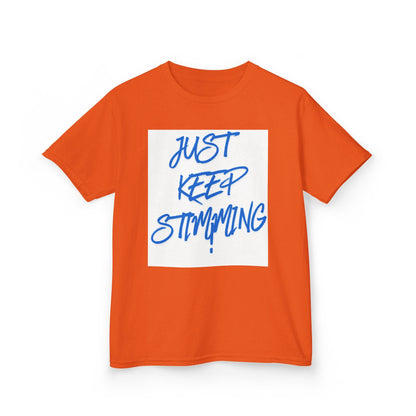"Just Keep Stimming" Kids Tee – Autism Acceptance Shirt for Boys & Girls | XS–XL - Geo Rocks The 'Tism
