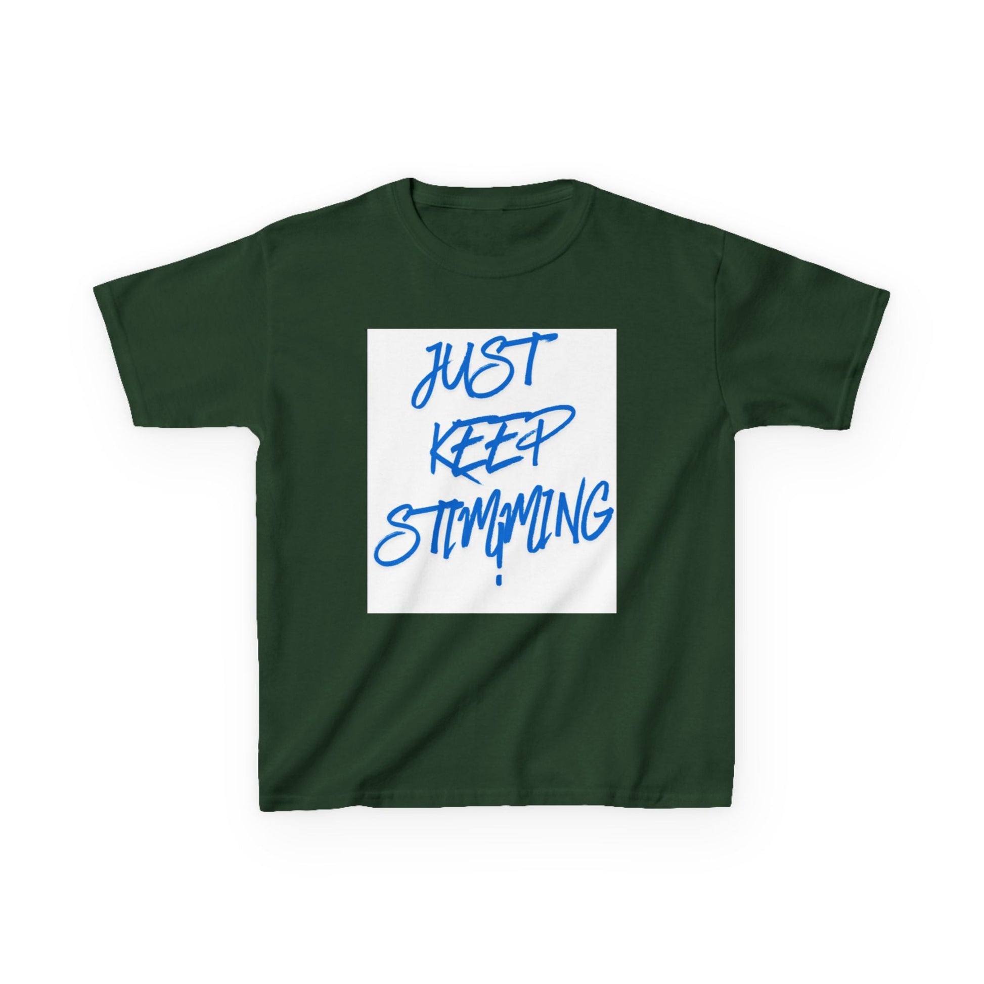 "Just Keep Stimming" Kids Tee – Autism Acceptance Shirt for Boys & Girls | XS–XL - Geo Rocks The 'Tism